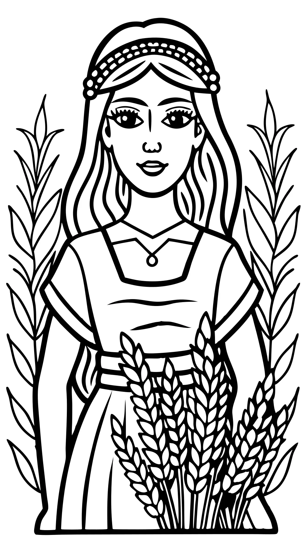 coloring pages ruth